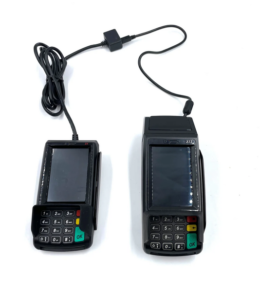 Dejavoo Z11 EMV CTLS Ethernet And Wifi Credit Card Terminal (No Dial) + New Z6 EMV CTLS PIN Pad Bundle (Z6-N-Z11-N-KIT)