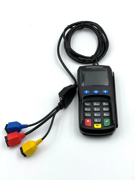 PAX SP30 Smart Card And CTLS Black Pin Pad W/ Rainbow Cable For POS Integration (SP30-RBOW-BLACK-V4-R)